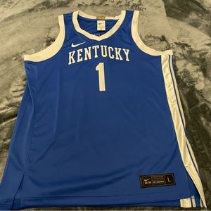 Kentucky nike basketball jersey